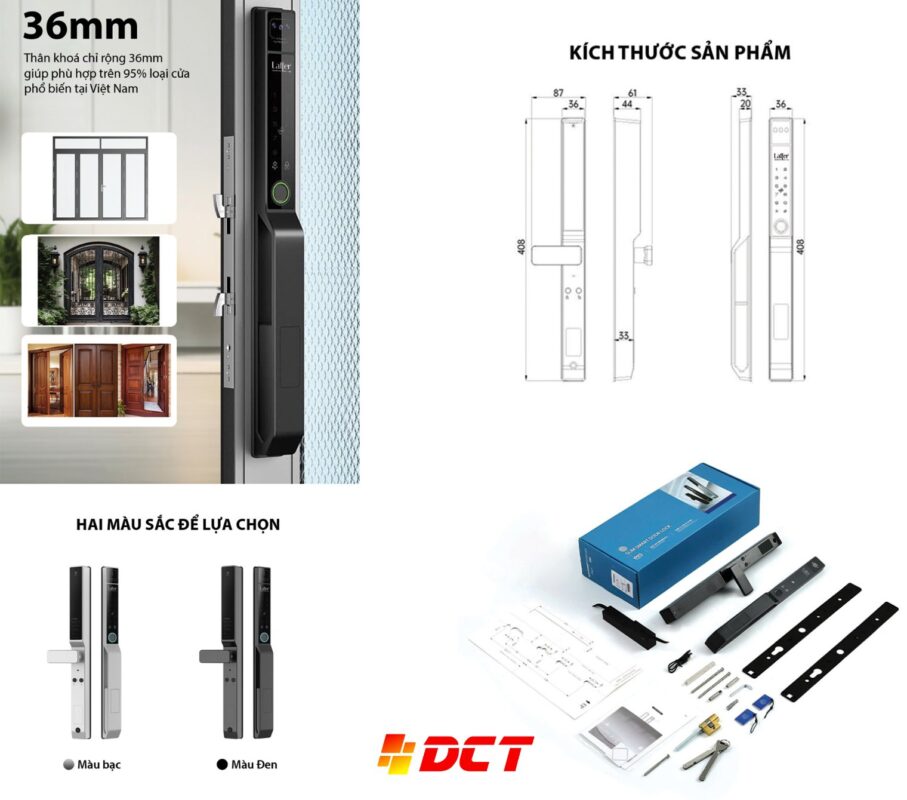 Cấu tạo khoá vân tay Laffer RD02