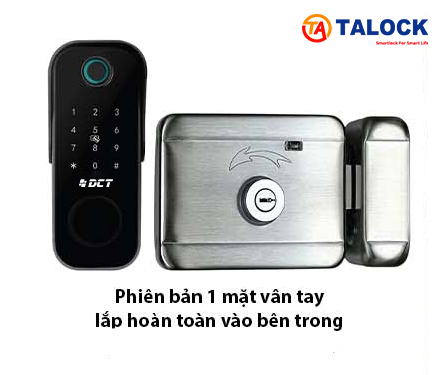 Khóa cổng vân tay ngoài trời DS301 phiên bản chìa khóa