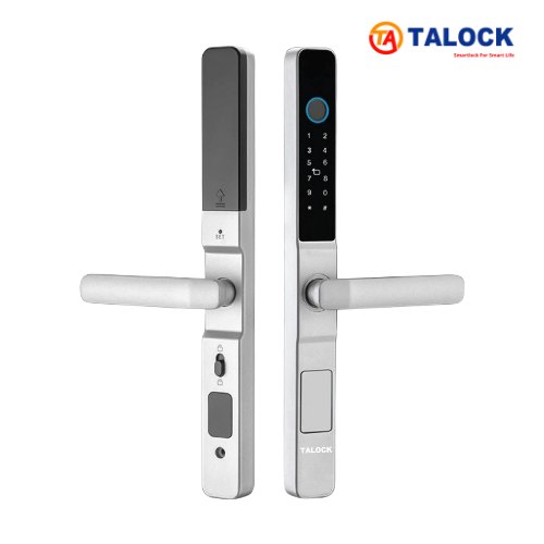 Khóa thông minh Talock DN204 màu trắng dành cho cửa nhôm xingfa mở quay