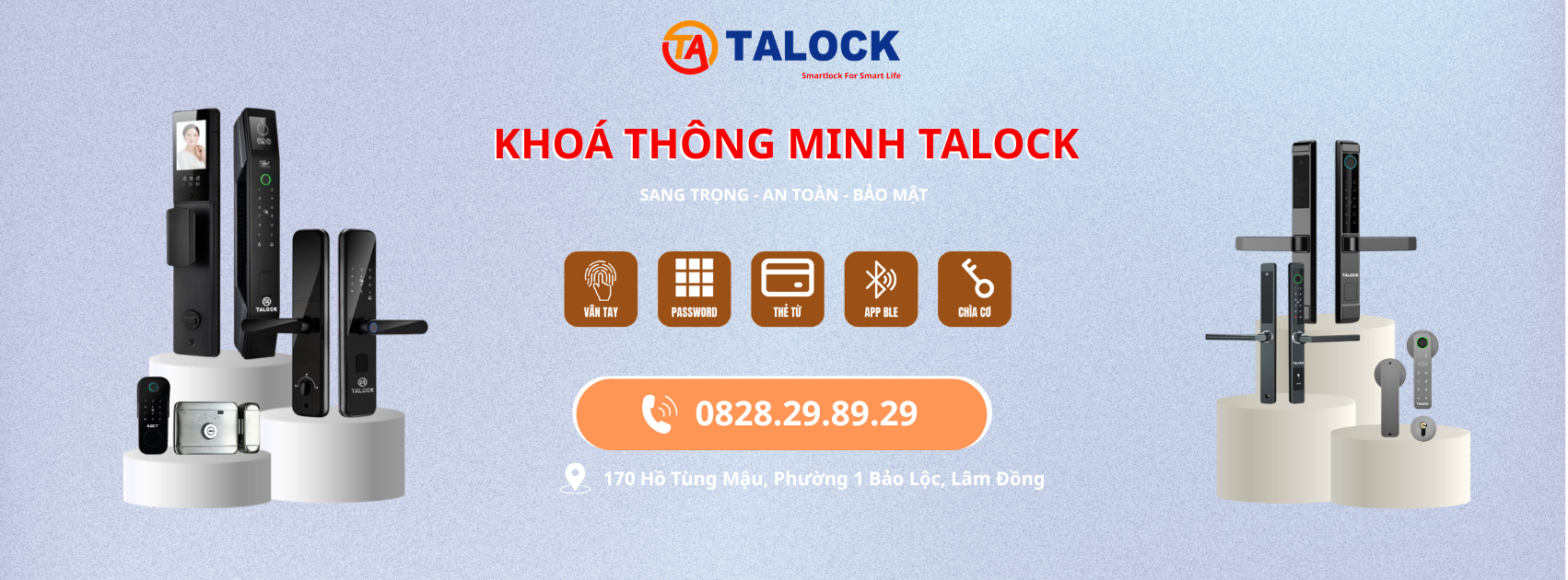 Khoá cửa thông minh Talock cho cuộc sống hiện đại